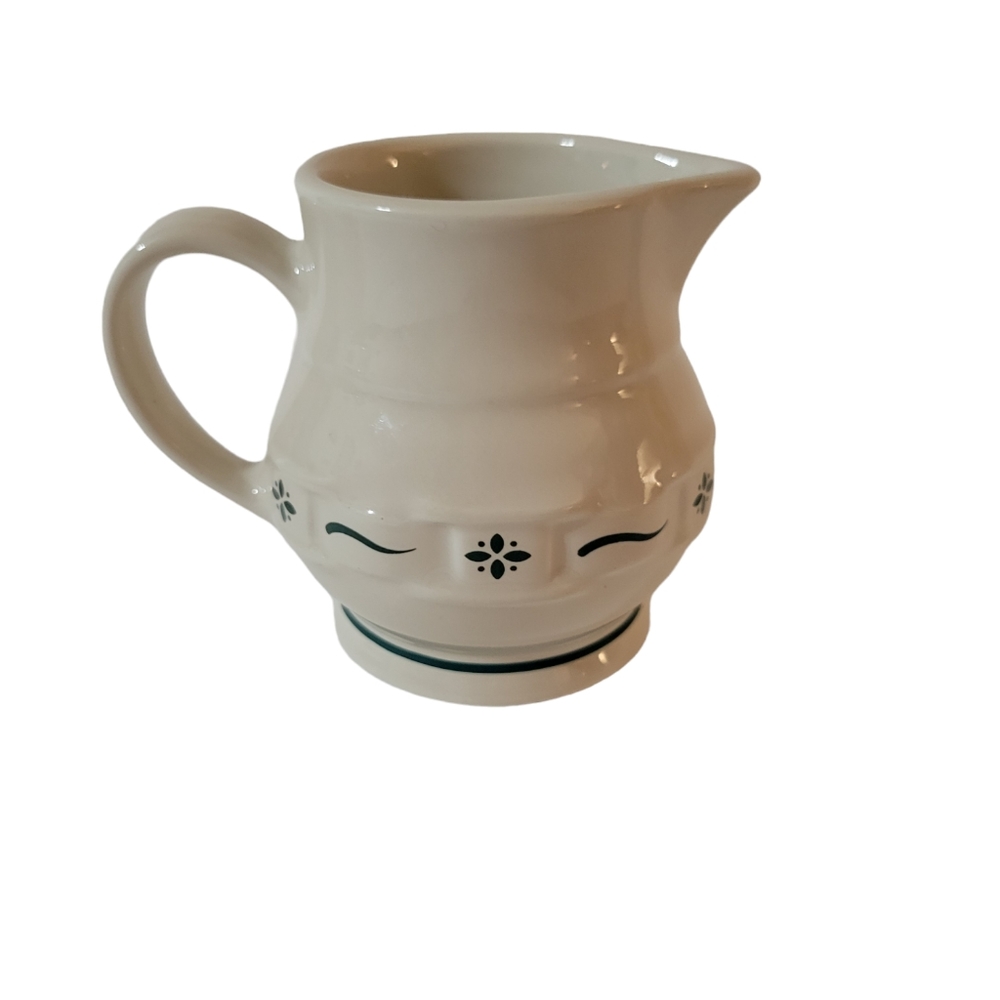 Longaberger Pottery Woven Traditions Creamer